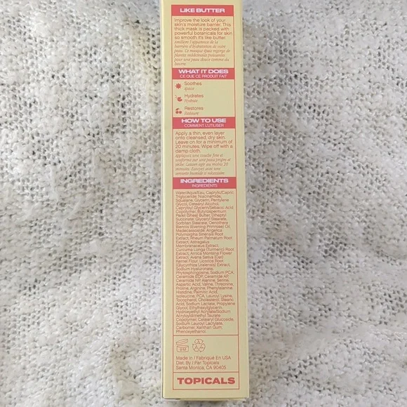 TOPICALS Like Butter Hydrating Mask, 50mL/1.7fl oz - Picture 10 of 13